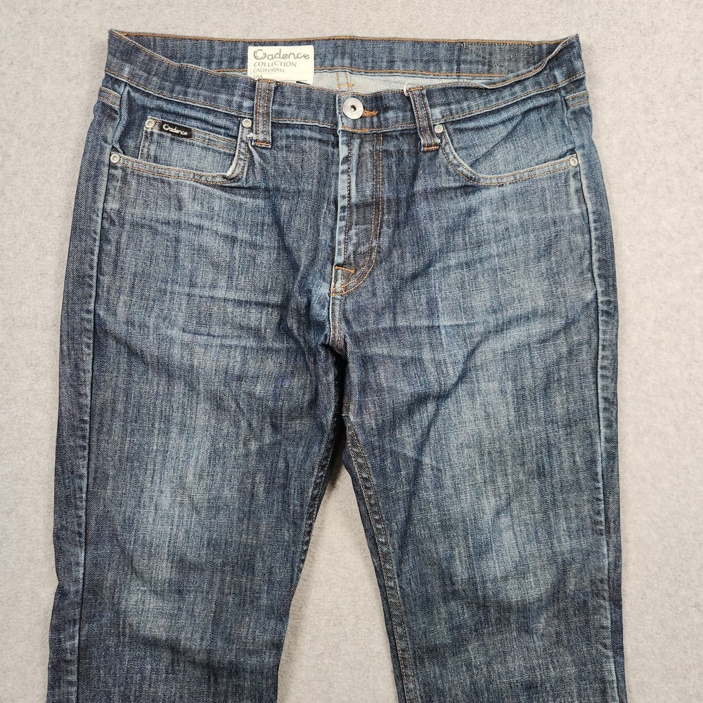 Cadence Collection Jeans 34 Blue Wash Cycling Denim USA Made